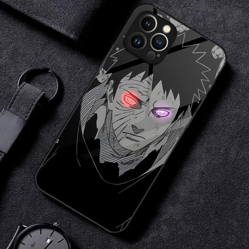 K-Kakashis H-Hatakes N-Narutos Phone Case 2023 Hot Glass For IPhone 14 13 12 11 Pro XS Max Mini X XR 8 7 6s Plus SE2020 Cover - Animehouse