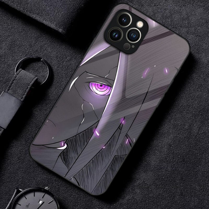 K-Kakashis H-Hatakes N-Narutos Phone Case 2023 Hot Glass For IPhone 14 13 12 11 Pro XS Max Mini X XR 8 7 6s Plus SE2020 Cover - Animehouse