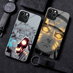 K-Kakashis H-Hatakes N-Narutos Phone Case 2023 Hot Glass For IPhone 14 13 12 11 Pro XS Max Mini X XR 8 7 6s Plus SE2020 Cover - Animehouse
