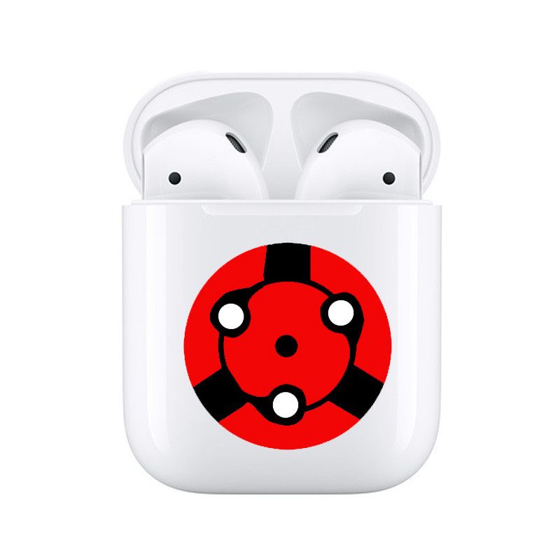 Naruto Sharingan Naruto Kaka Two-dimensional Anime Wireless Apple Android Bluetooth Headset with Charging Box Festival Gifts - Animehouse