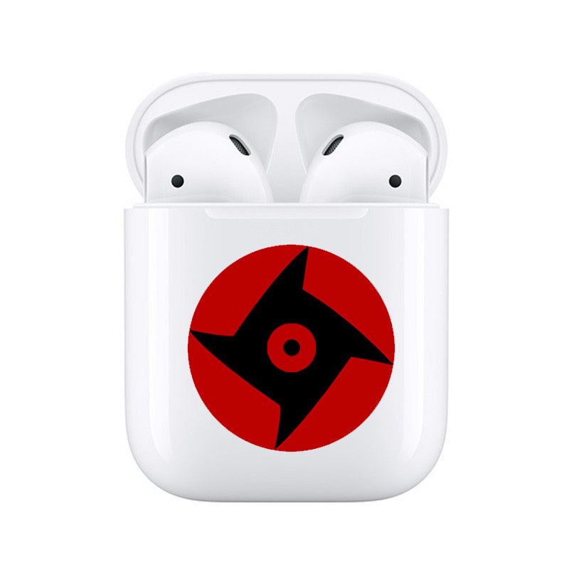 Naruto Sharingan Naruto Kaka Two-dimensional Anime Wireless Apple Android Bluetooth Headset with Charging Box Festival Gifts - Animehouse