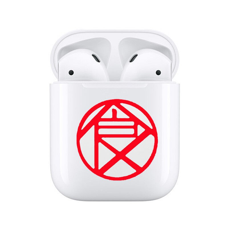 Naruto Sharingan Naruto Kaka Two-dimensional Anime Wireless Apple Android Bluetooth Headset with Charging Box Festival Gifts - Animehouse