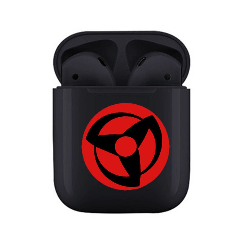 Naruto Sharingan Naruto Kaka Two-dimensional Anime Wireless Apple Android Bluetooth Headset with Charging Box Festival Gifts - Animehouse