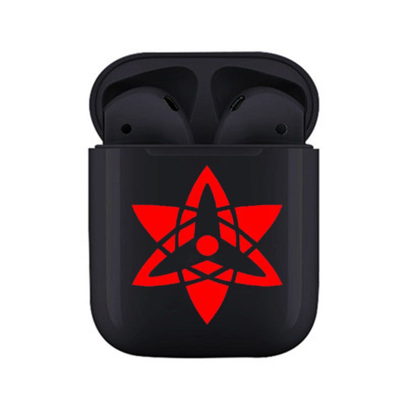 Naruto Sharingan Naruto Kaka Two-dimensional Anime Wireless Apple Android Bluetooth Headset with Charging Box Festival Gifts - Animehouse