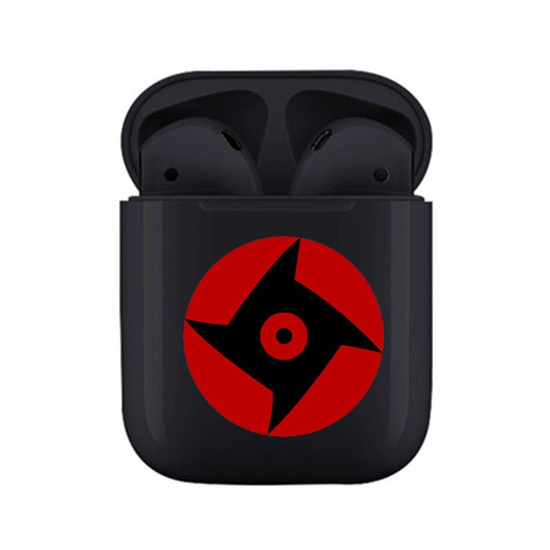 Naruto Sharingan Naruto Kaka Two-dimensional Anime Wireless Apple Android Bluetooth Headset with Charging Box Festival Gifts - Animehouse