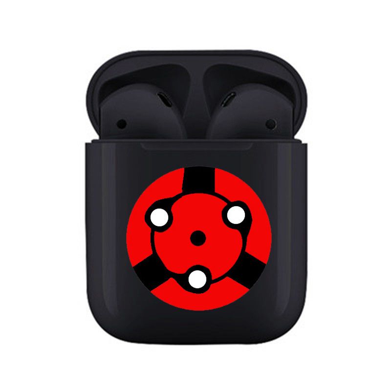 Naruto Sharingan Naruto Kaka Two-dimensional Anime Wireless Apple Android Bluetooth Headset with Charging Box Festival Gifts - Animehouse
