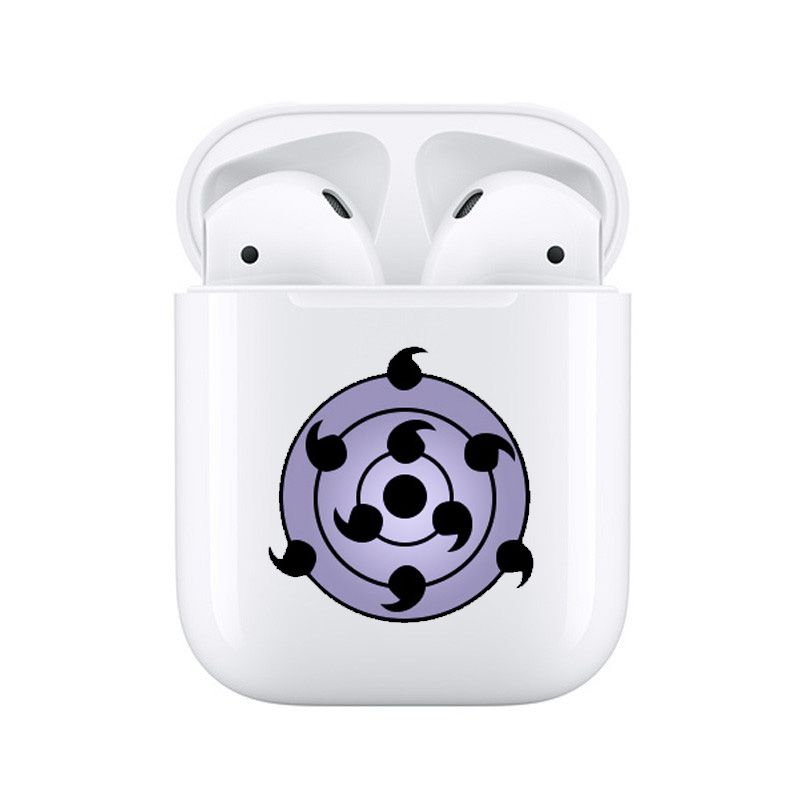 Naruto Sharingan Naruto Kaka Two-dimensional Anime Wireless Apple Android Bluetooth Headset with Charging Box Festival Gifts - Animehouse