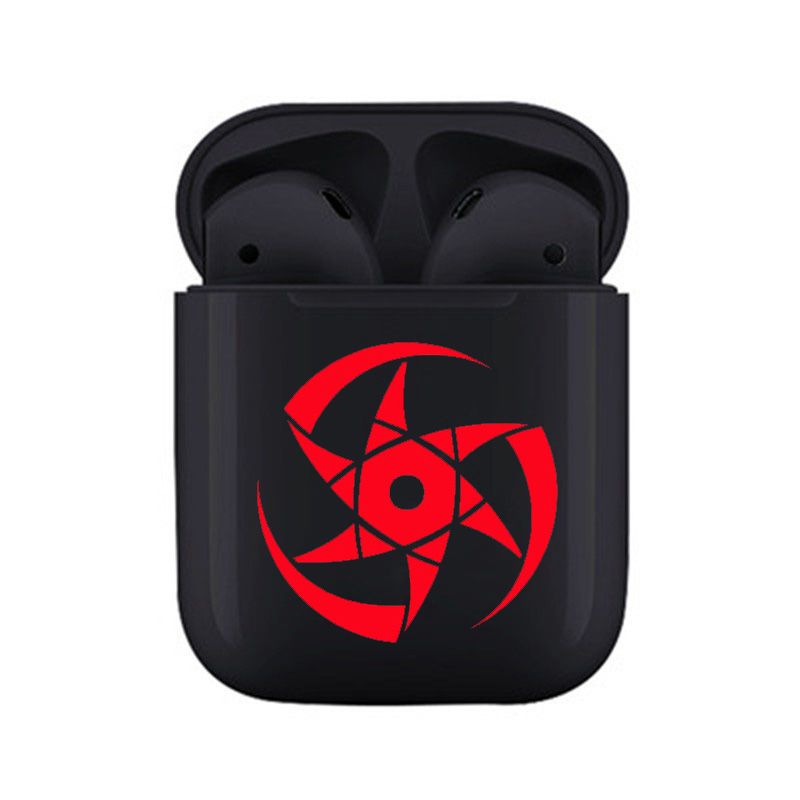 Naruto Sharingan Naruto Kaka Two-dimensional Anime Wireless Apple Android Bluetooth Headset with Charging Box Festival Gifts - Animehouse