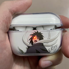 Naruto Uchiha Itachi Uchiha Obito Iphone Airpods Headset Case Generation 1/2/3 Wireless Bluetooth Pro Frosted Soft Case - Animehouse