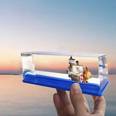 New One Piece Luffy Drifting Bottle Desktop Decoration Mobile Wanli Sunshine Sunny Creative Decorations Men Women Birthday Gifts - Animehouse