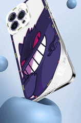 Pokemon Pikachu & Gengar Transparent Shockproof Phone Case
