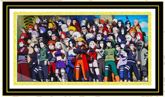 3D decorative painting for all members of Naruto - Animehouse