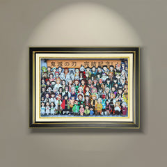 Demon Slayer: Blade Family Portrait Commemorative 3D Decorative Painting - Animehouse