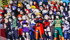 3D decorative painting for all members of Naruto - Animehouse