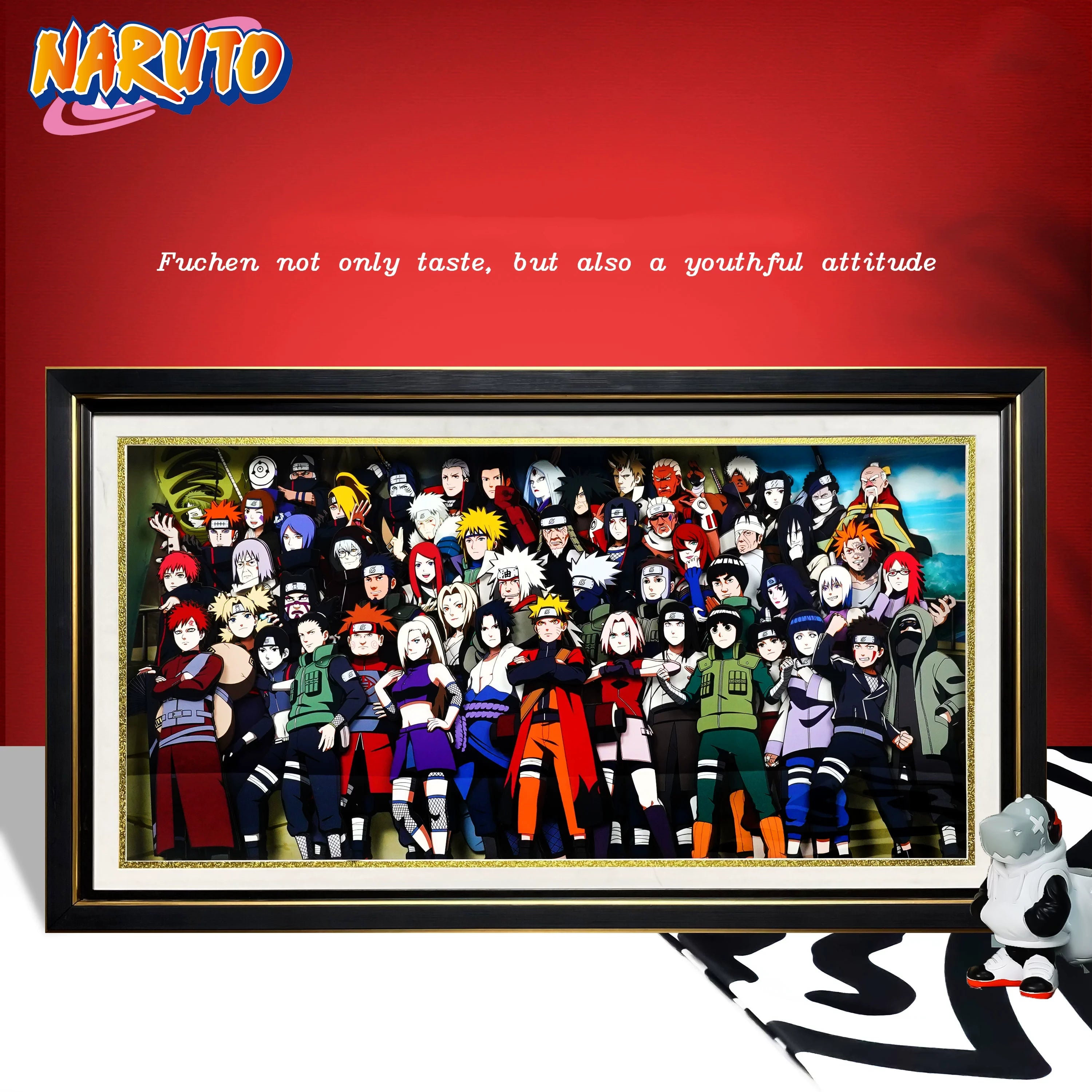 3D decorative painting for all members of Naruto - Animehouse