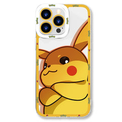 Pokemon Pikachu & Gengar Transparent Shockproof Phone Case