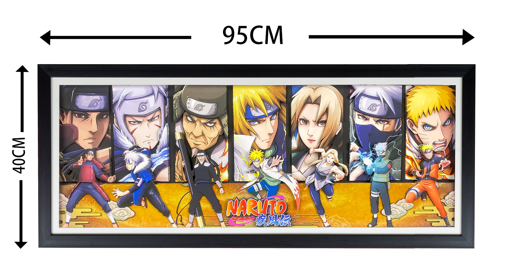 Naruto Naruto Naruto Naruto (Shippuden) 3D Decorative Painting - Animehouse