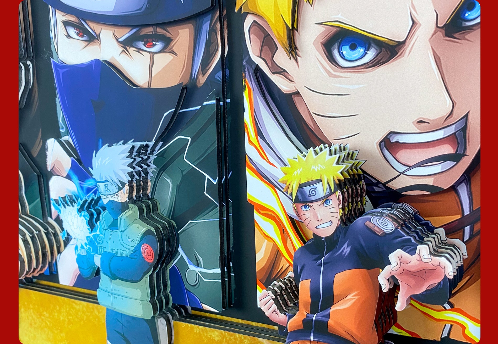 Naruto Naruto Naruto Naruto (Shippuden) 3D Decorative Painting - Animehouse