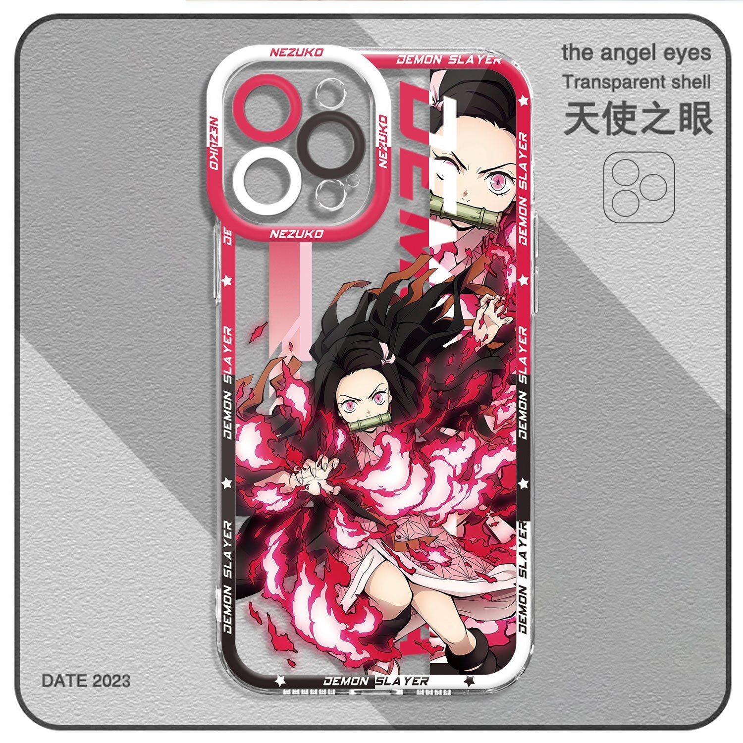 Phone Case for Apple iPhone X XS 13 Pro Max 11 Pro 12 Mini 7 6s SE 14 Plus 8 XR Japan Anime Demon Slayer Transparent Soft Cover - Animehouse