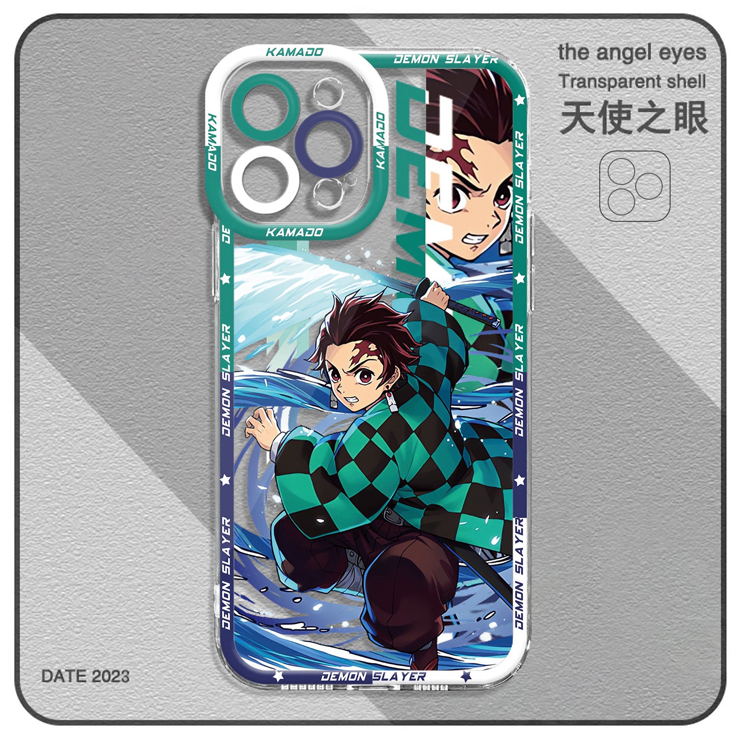 Phone Case for Apple iPhone X XS 13 Pro Max 11 Pro 12 Mini 7 6s SE 14 Plus 8 XR Japan Anime Demon Slayer Transparent Soft Cover - Animehouse