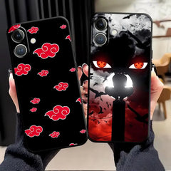 Japan Anime Cloud Black Soft Phone Cover Case for iPhone 15 16 14 Plus 17Air 13 12 11 17 Pro Max 7 8 XR XS Max