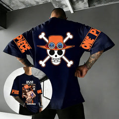 Ace Anime T Shirt Men Women Cotton Short Sleeve Summer Tops Casual Graphic Tee 2026 New Streetwear Cartoon Print Y2k