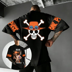Ace Anime T Shirt Men Women Cotton Short Sleeve Summer Tops Casual Graphic Tee 2026 New Streetwear Cartoon Print Y2k