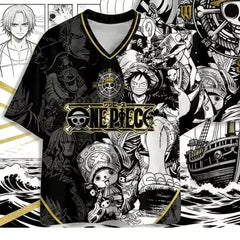 2026 New Summer Japanese Anime One Piece Zoro Luffy 3D Quick-Drying T-Shirt Plus Size for Men Women Children's Top Jersey Gift