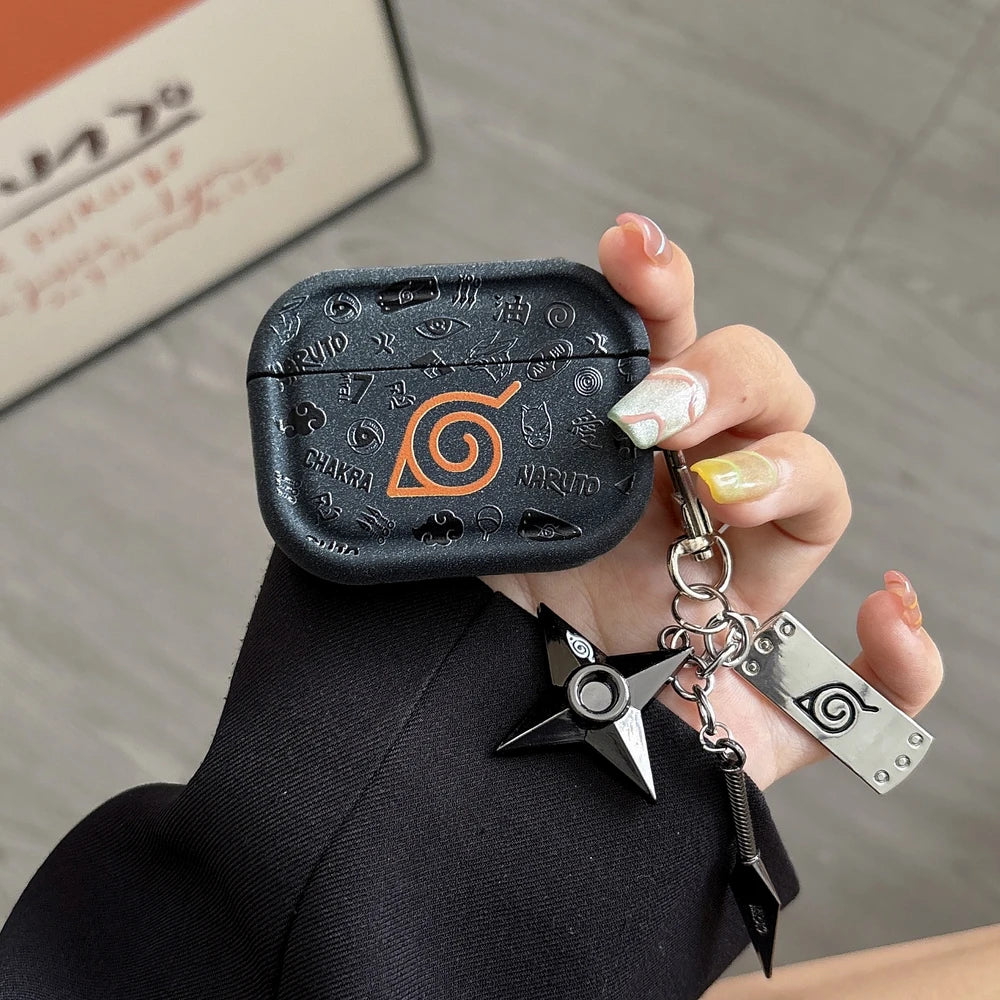 Japan Anime N-NARUTOS  Itachi Obito Pain Earphone Case For Airpods 4 2 3 1 Pro 3 2  Wireless Bluetooth Headset Protective Cover