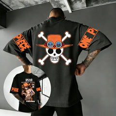 Ace Anime T Shirt Men Women Cotton Short Sleeve Summer Tops Casual Graphic Tee 2026 New Streetwear Cartoon Print Y2k