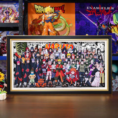 Naruto 3D Family Portrait Wall Art – Sasuke, Naruto, Itachi, Akatsuki & Pain Anime Decor - Animehouse