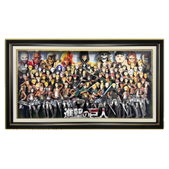 Attack giant important people group photo animation ultra clear 3D decorative painting - Animehouse