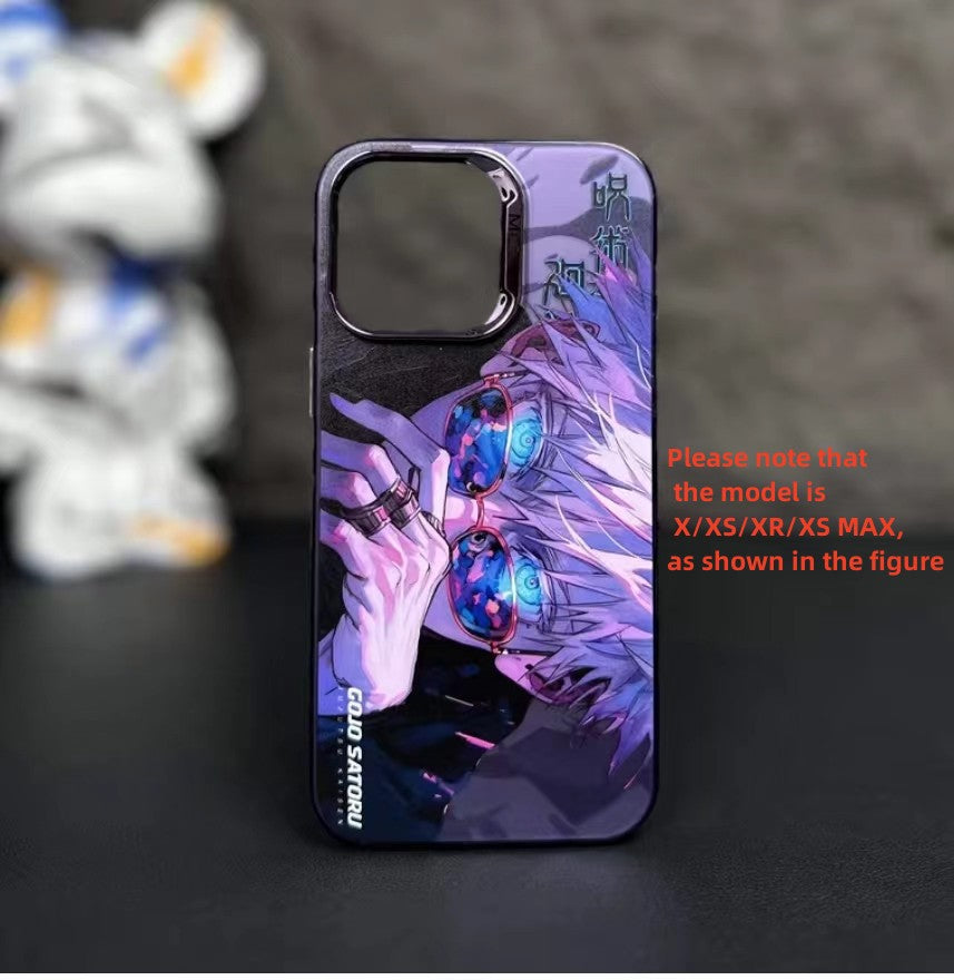 Jujutsu Kaisen Ryomen Sukuna VS Gojo Satoru Apple Mobile phone series final creative phone case anti-drop cool protective case - Animehouse