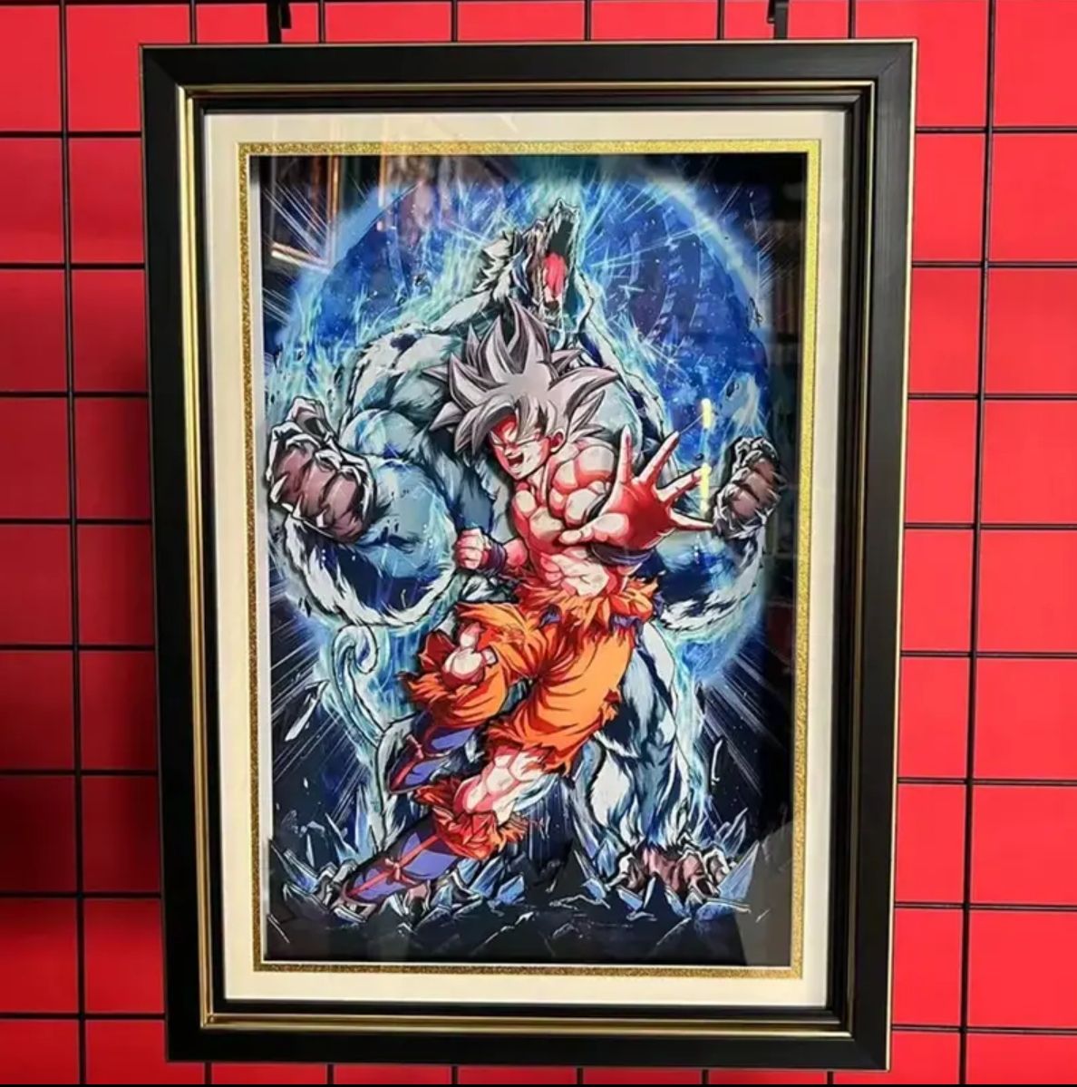 Dragon Ball Hand-painted 3D home decoration painting - Animehouse