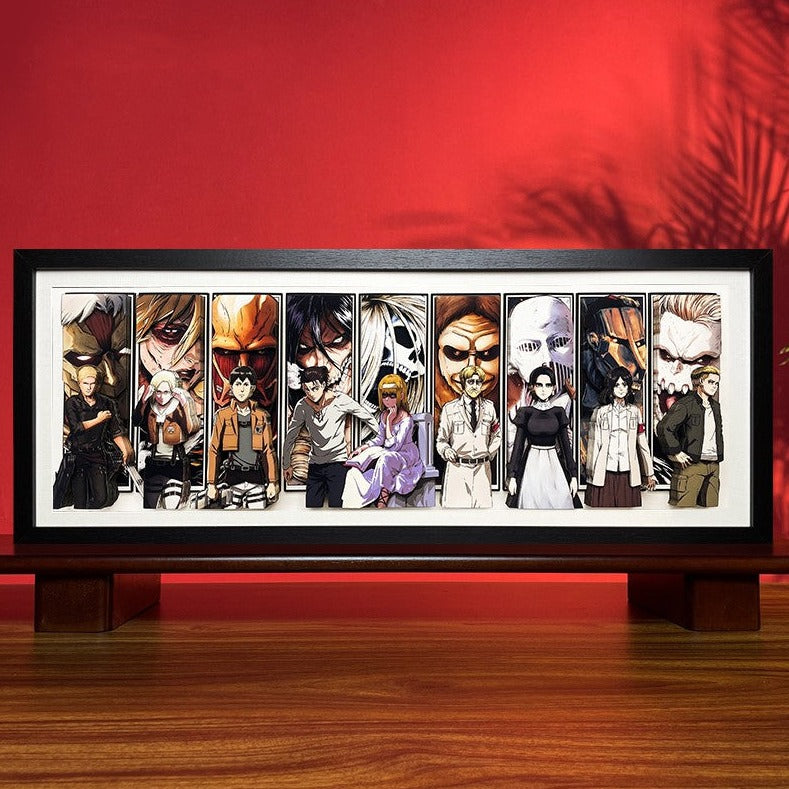Attack On Titan 3D  decoration painting - Animehouse