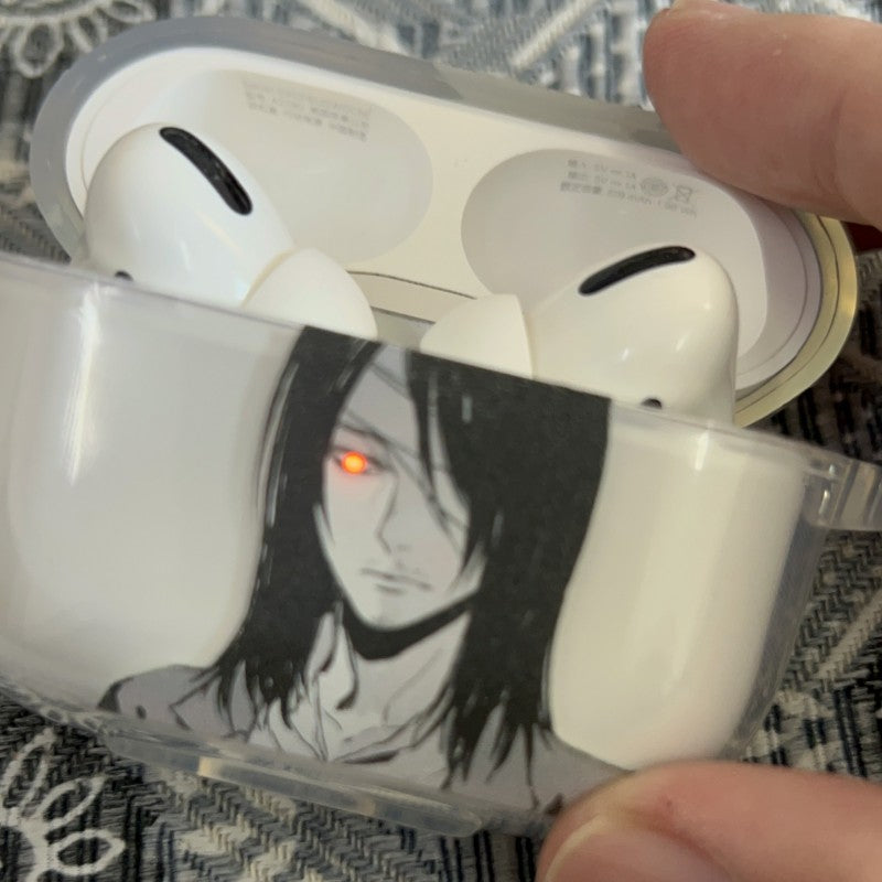 The attack Giant Adult Allen applies airpodspro2 protective case to Apple 3 Bluetooth headphone case Anime 1/2 Generation Transparent soft shell - Animehouse