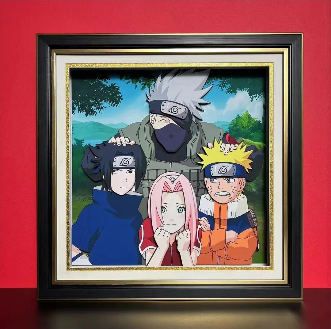Naruto (Class 7) 3D home decoration painting - Animehouse