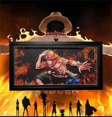 One Piece Light Guide Features Luminous 3D Decorative Painting (Ace) - Animehouse