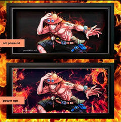 One Piece Light Guide Features Luminous 3D Decorative Painting (Ace) - Animehouse