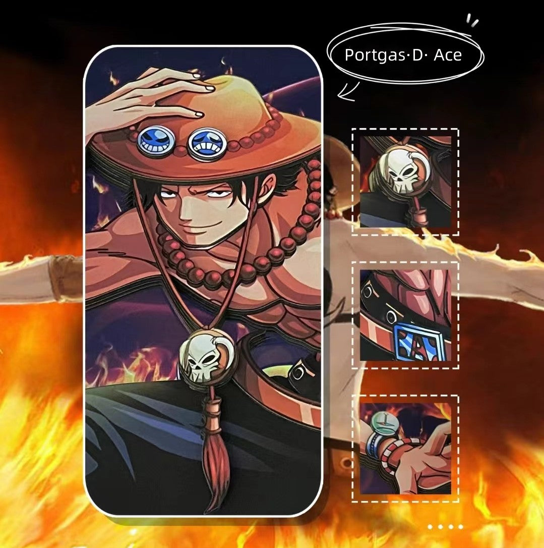 One Piece Light Guide Features Luminous 3D Decorative Painting (Ace) - Animehouse