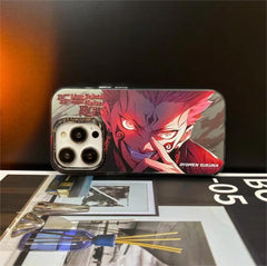 Jujutsu Kaisen Ryomen Sukuna VS Gojo Satoru Apple Mobile phone series final creative phone case anti-drop cool protective case - Animehouse