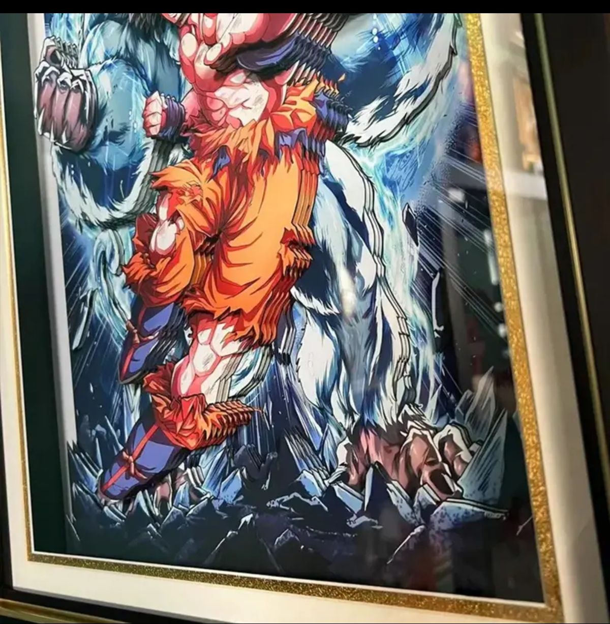 Dragon Ball Hand-painted 3D home decoration painting - Animehouse