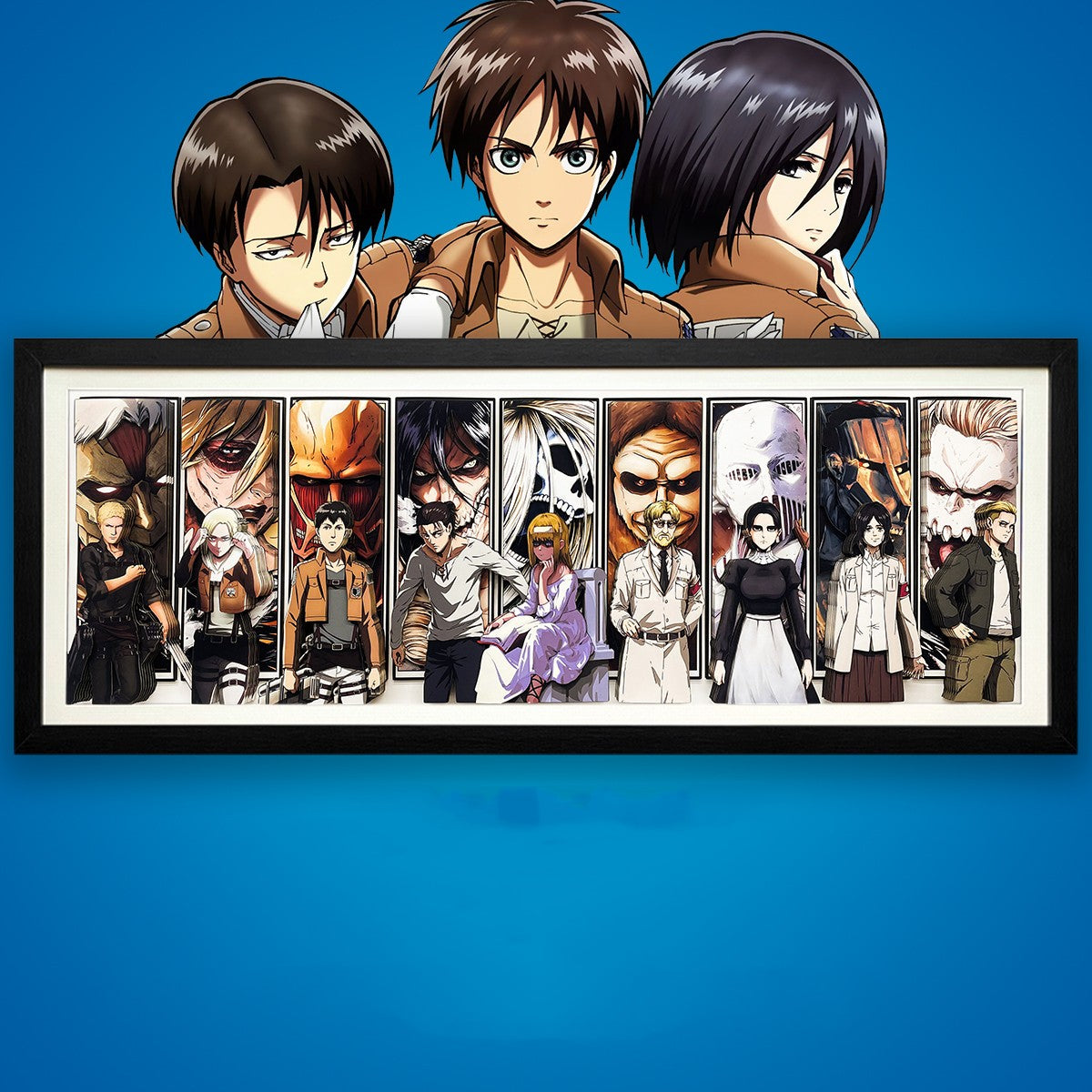 Attack On Titan 3D  decoration painting - Animehouse