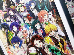 Demon Slayer hand-painted 3D  decoration painting - Animehouse