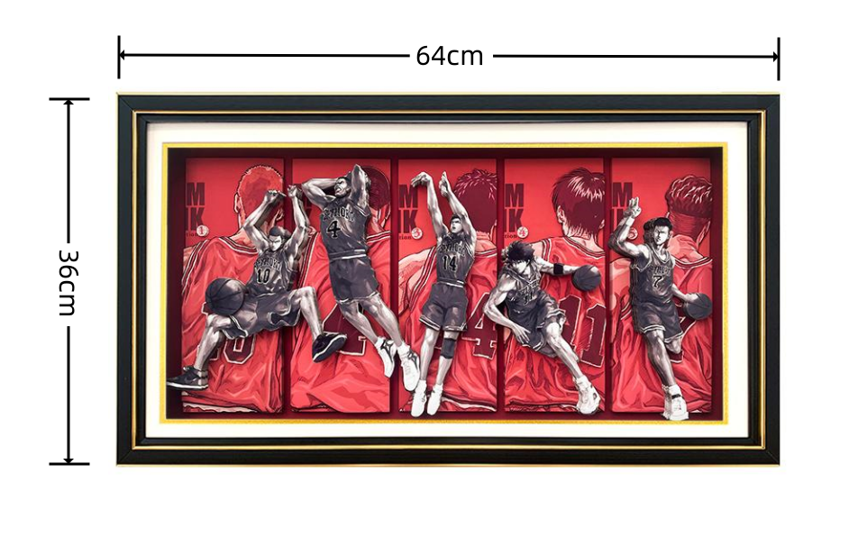 Slam dunk 3D home decoration painting - Animehouse