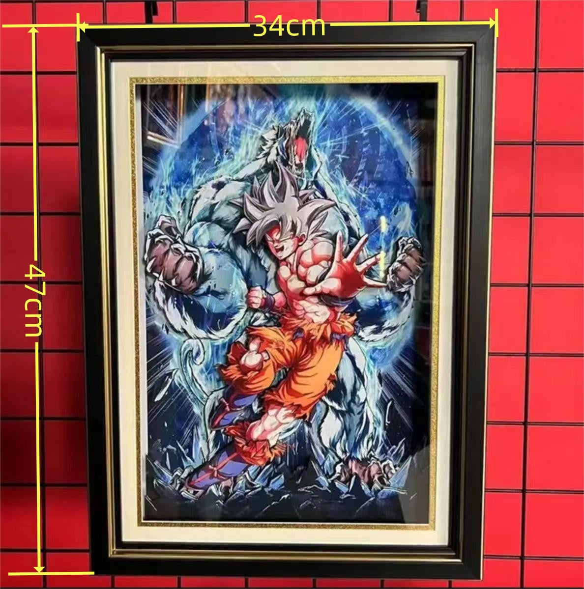 Dragon Ball Hand-painted 3D home decoration painting - Animehouse