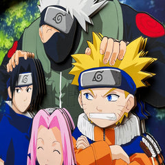 Naruto (Class 7) 3D home decoration painting - Animehouse