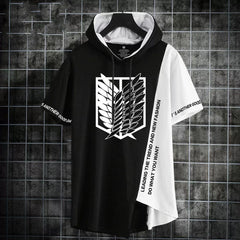 Attack on Titan <Wings of Liberty> Summer T-shirt Loose Hoodie - Animehouse