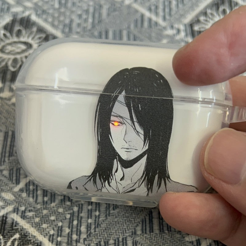 The attack Giant Adult Allen applies airpodspro2 protective case to Apple 3 Bluetooth headphone case Anime 1/2 Generation Transparent soft shell - Animehouse
