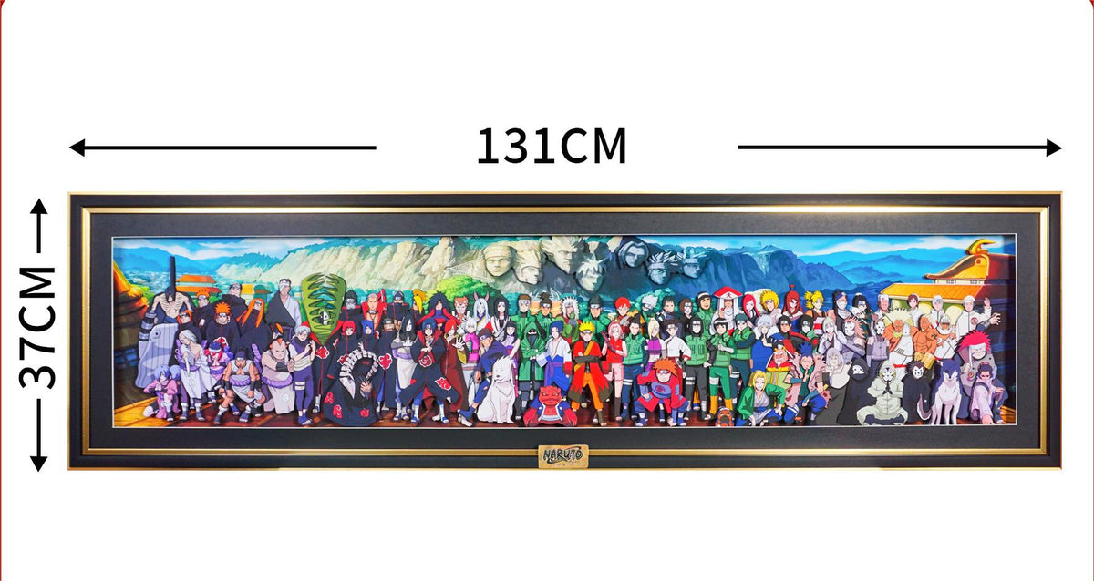 Naruto (New Group Photo) 3D Decorative Painting - Animehouse